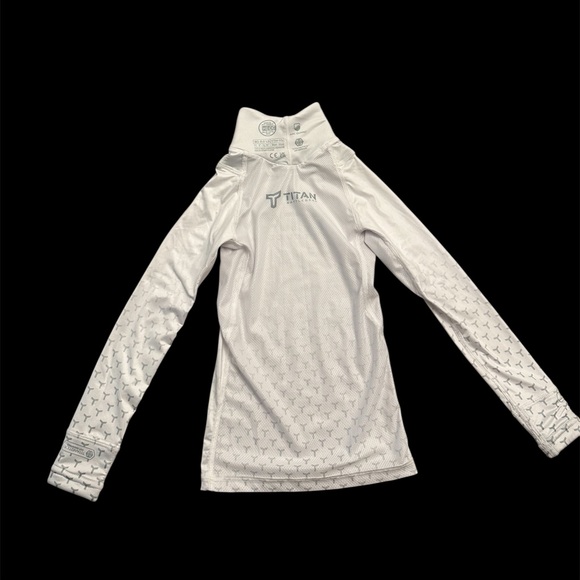 Titan Battlegear Cut Resistant Baselayer Neck Guard Hockey Shirt Youth XS 4/5 - Picture 9 of 14